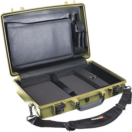 Pelican Laptop Case, Outdoor Green 1490CC#1