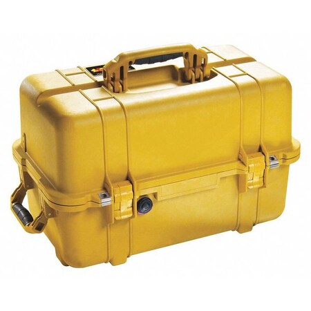 Pelican Yellow Padded Divider Case, 20.85"L x 12.73"W x 12-3/4"D 1460TOOL