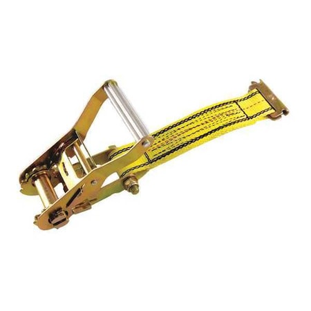 Progrip Cargo Control Ratchet, 16 ft. x 2", ZincHdl, E-TrakEnds 310690