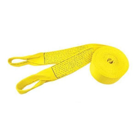 Progrip Cargo Control HD Recovery Strap with Loops, 30 ft. x 4" 153630