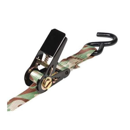 Progrip Cargo Control Ratchet, 9 ft. x 1", Camouflage, Hks, PK4 309570
