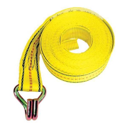 Progrip Cargo Control Replacement Strap, 30 ft.x2", w/Dble J Hks 05354