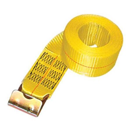 Progrip Cargo Control Replacement Strap, 25 ft. x 3", Flat Hk 315871
