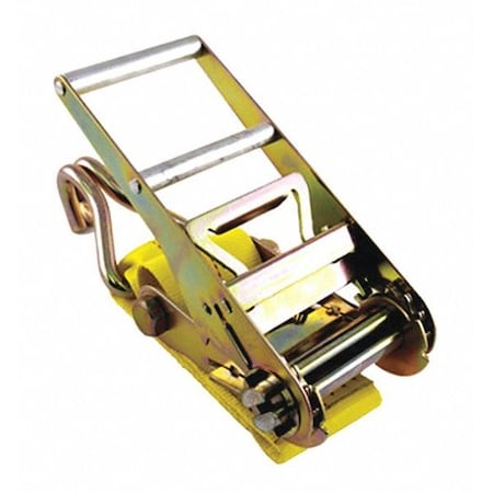 Progrip Cargo Control Ratchet, 27 ft. x 4", Zinc Handle, Dbl J Hk 320800