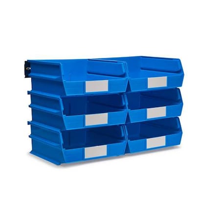 Triton Products Polypropylene Polypropylene Bin Kit, 5 in. H x 11 in. W, Blue 3-235BWS