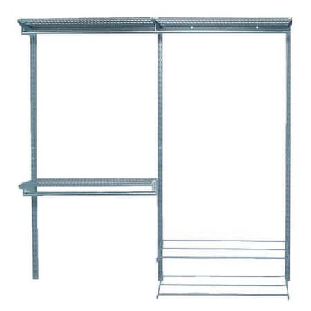 Triton Products Modular Closet Garage and Laundry Organizer Kit W/ Mounting Hardware, 66" W x 63" H 1730