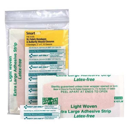 First Aid Only Wound Seal, Plastic Bag, 16 Components FAE-6105