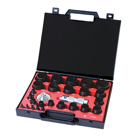 Allpax Hollow Punch Kit, Standard, 27 pcs. AX1302