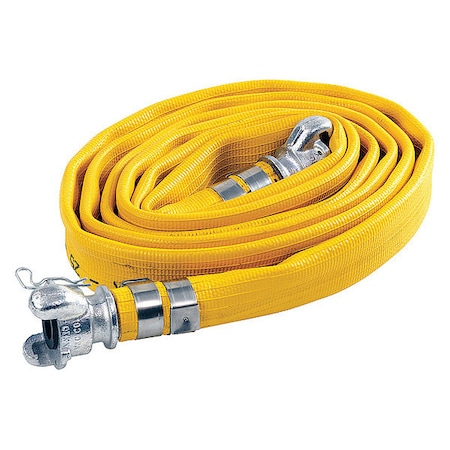 Airspade 1" x 10 ft Coupled Lightweight Air Hose Yellow HT57