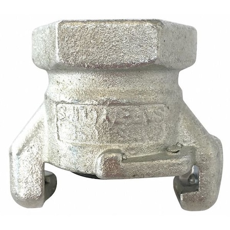 American Abrasive Supply Female Air Fitting, for 3/4" Pipe, 2 Prong, PK2 FE-75