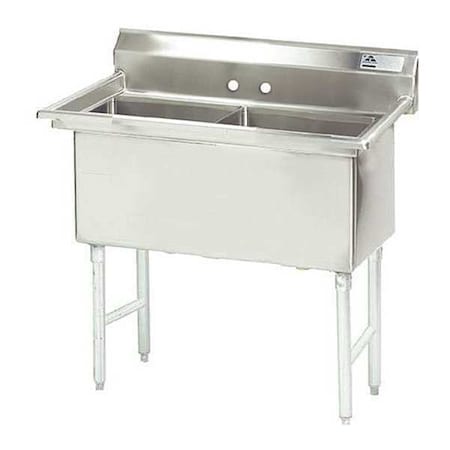 Advance Tabco 30" W x 53" L x 43" H, 14 ga. 304 Stainless Steel FS-2-2424