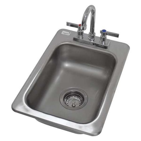 Advance Tabco Sink, Counter Top Drop-In, 10x14x5, 20g DI-1-5-X