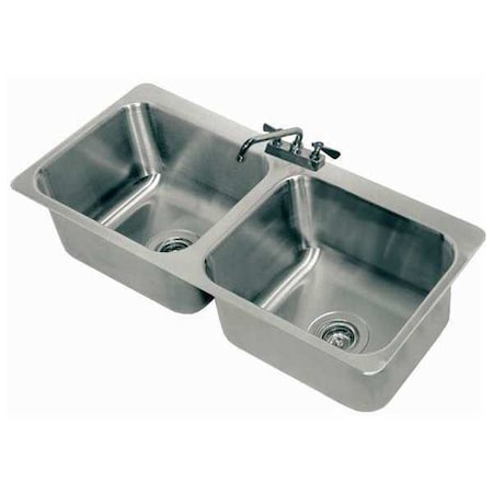 Advance Tabco Sink, Counter Top Drop-In, 20x16x12, 18g DI-2-2012