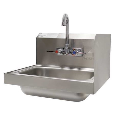 Advance Tabco Wall Hand Wash Sink, 10x14x5, 20g 7-PS-66R-2X