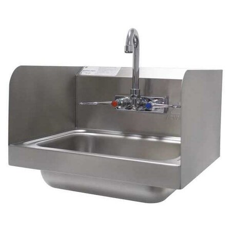 Advance Tabco Wall Hand Wash Sink, 10x14x5, 20g 7-PS-66W-2X