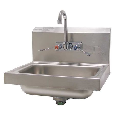 Advance Tabco Wall Hand Wash Sink, 10x14x5, 20g 7-PS-68