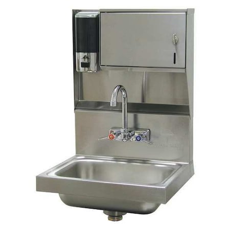 Advance Tabco Wall Hand Wash Sink, 10x14x5, 20g 7-PS-79