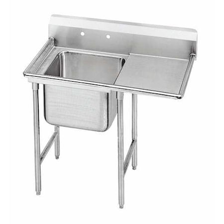 Advance Tabco 27" W x 43" L x 42" H, Heavy gauge 304 Stainless Steel T9-1-24-18R-X