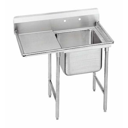 Advance Tabco 27" W x 43" L x 42" H, Heavy gauge 304 Stainless Steel T9-1-24-18L-X