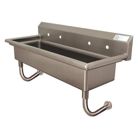 Advance Tabco Wall Multi-Station Wash Sink, 14g, Ss FS-WM-60