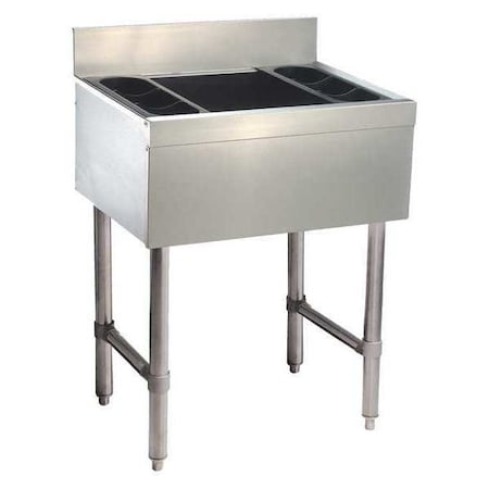 Advance Tabco Underbar Ice Bin, 36x18x29, Ss SLI-12-36-X