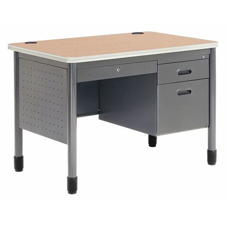 Ofm Sales Desk, 26-3/4" D, 29" H, Maple, Laminate 66242-MPL