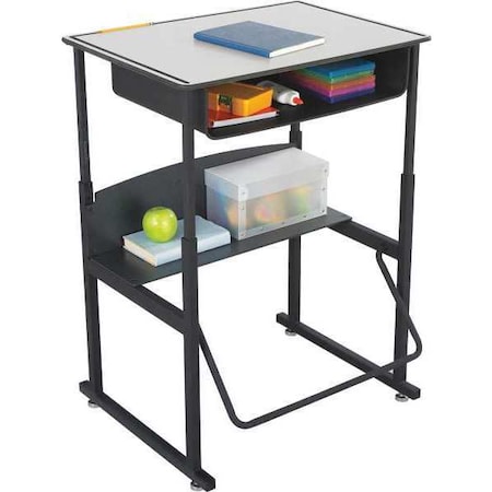 Safco Alphabetter Stand-Up Desk, 28" x 20", Grey 1204GR