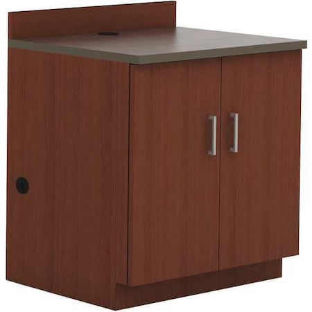 Safco Base Cabinet, 2 Door, Mahogany 1702MH