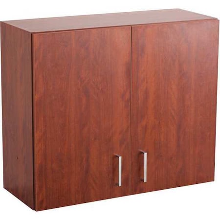 Safco Wall Cabinet, Mahogany 1700MH