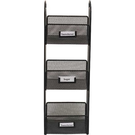 SAFCO Tower Break Room Organizer, Mesh 3290BL