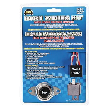 Wolo Horn Wiring Kit and Horn Button HWK-1