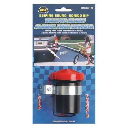 Wolo Back-Up Alarm, Beeping BA-52