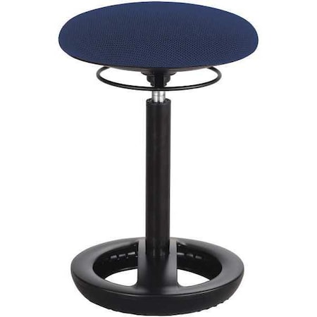 Safco Desk Chair Desk Chair, Height Chair, Blue, 17" Height, Vinyl, Blue 3000BU