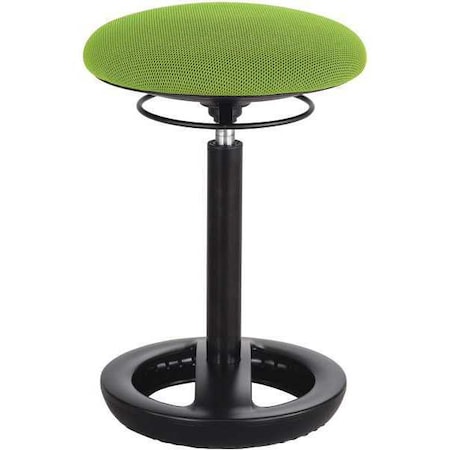 Safco Desk Chair Desk Chair, Height Chair, Green, 17" Height, Vinyl, Green 3000GN