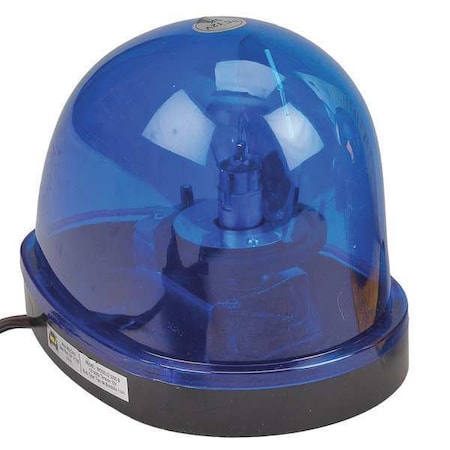 Wolo Emergency 1 Rotating Light, Blue Lens 3205-B