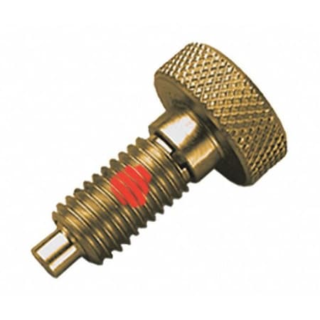 S & W Manufacturing Brass Knrl, Non Lck Knob w/P, 1/4-20" BWKNL-1