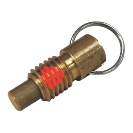 S & W Manufacturing Brass Stb Pull Rng, Lck w/P, 1/4-20", .8" BLPRW25