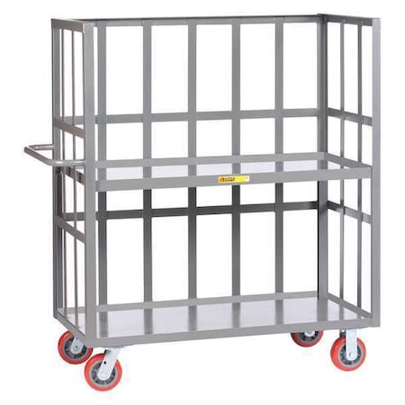 Little Giant Bulk Trucks, Solid, 3600 lb., 24x60", 2 Shlf S2L-2460-6PY