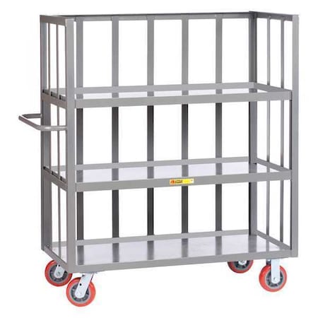 Little Giant Bulk Trucks-Solid, 3600 lb., 30x48", 3 Shlf S3L-3048-6PY