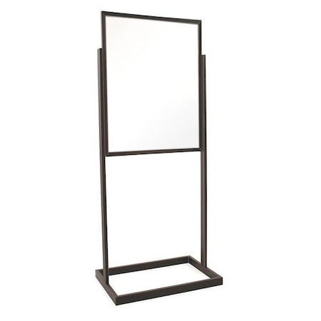 Econoco Rect Tubing Sign Holder, Black, 22" x 28" BH30/MAB