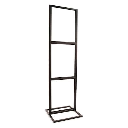 Econoco Sign Holder, Trpl Bulletin, Black, 22"x 28" BH77/MAB