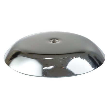 Econoco Round Chrome Base, 4", 3/8" Fitting, PK36 4B