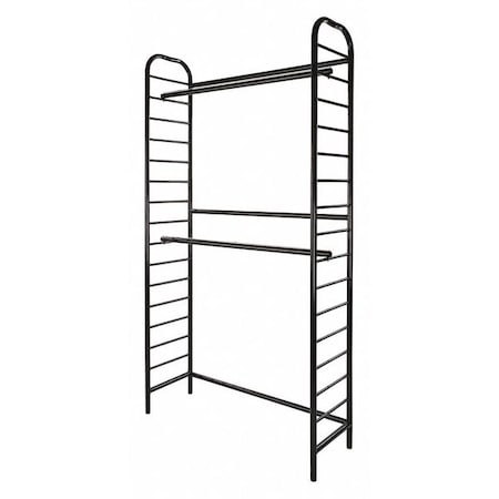 Econoco Ladder System, Black Wall Rack Single A304/B