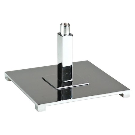 Econoco Square, 8" Counter Base, Chrome, PK6 A8