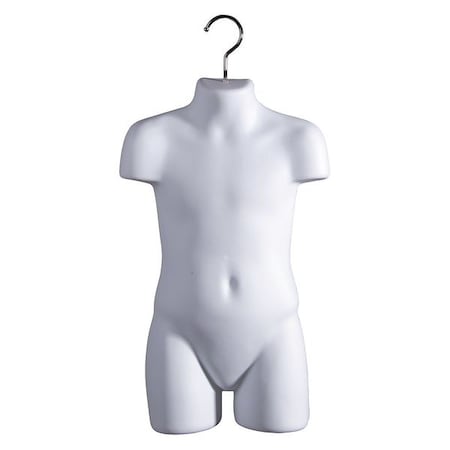 Econoco Childrens Torso, White, PK12 CHR4/W