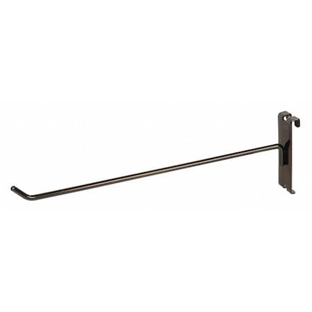 Econoco 12" Grid Panel Hook - Black, 96Pk BLK/H12