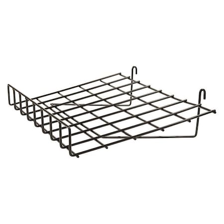 Econoco Grid Slant Shelf 15" x 24", Black, 4PK BLKS/91
