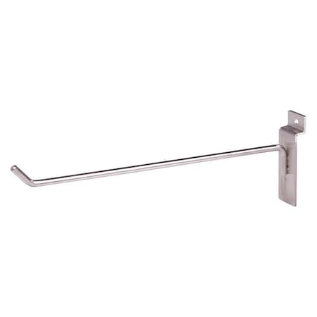 Econoco Slatwall Hook 10", Satin Nickel, 96PK BQSWH10SN