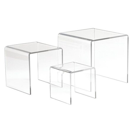 Econoco Display Risers Set, 3"-4"-5", 3Pc, PK6 FF/DR5010