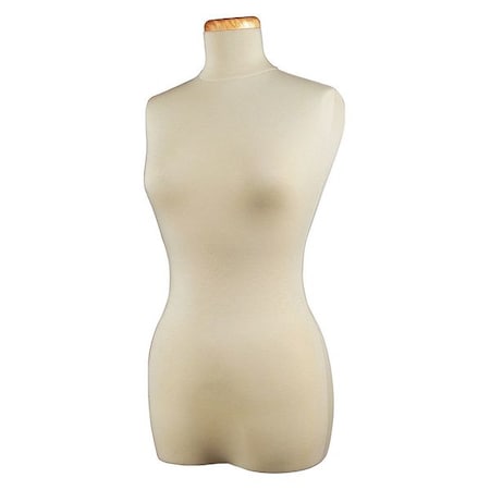 Econoco Mondo Mannequins Female 3/4 Torso Fabric Covered Form W/ neckblock F4